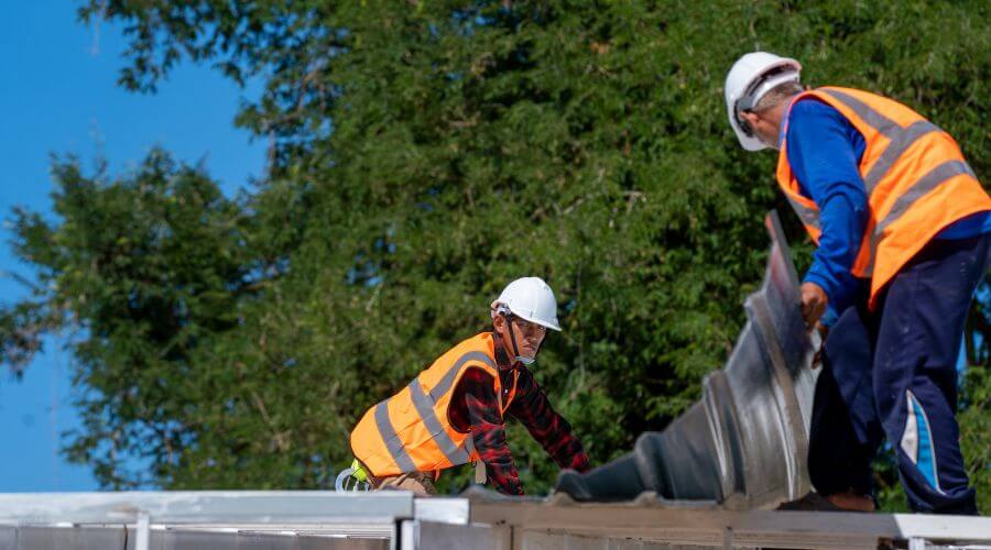 Professional metal roof installation in Willits, CA
